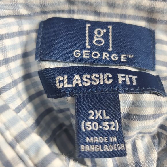 George Long Sleeve Button Down Shirt Size 2XL (50-52) - Picture 5 of 7